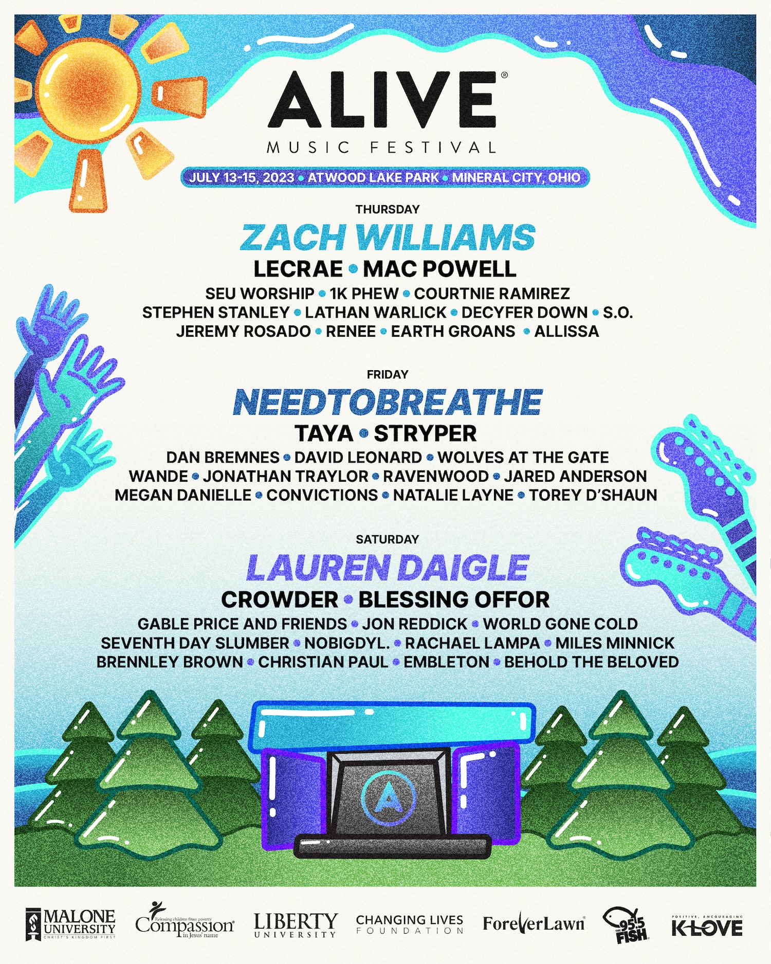 2023 Alive Festival Lineup