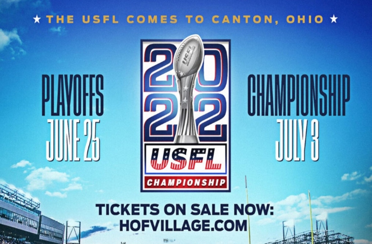 USFL 2022: Playoffs, championship to be held at Hall of Fame Stadium in  Canton, Ohio