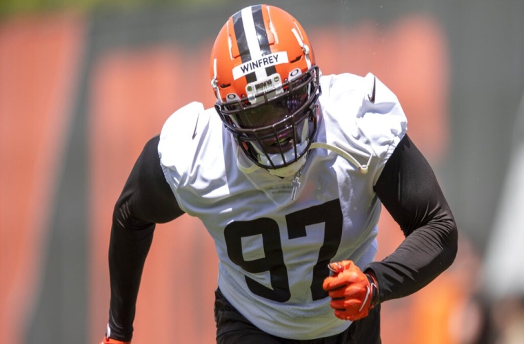 Browns release defensive tackle Perrion Winfrey after slew of incidents