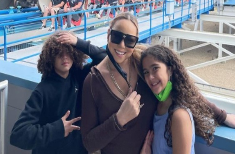 'The best time': Pop music superstar Mariah Carey spends the day at ...